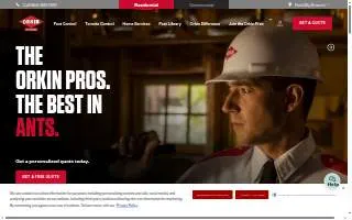 Orkin of Monroe website