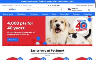 PetSmart of Monroe website