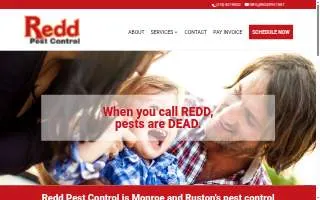 Redd Pest Control of Monroe website