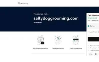Salty Dog Grooming, LLC website