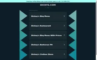 Dickey's Barbecue Pit of Moss Bluff website