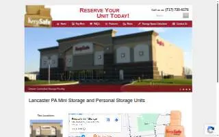 Keep Safe Storage website