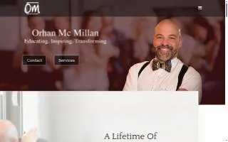 Orhan Mc Millan Consulting website