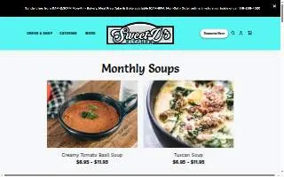 SweetD's Bakery website