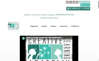 Creative Learning Center website