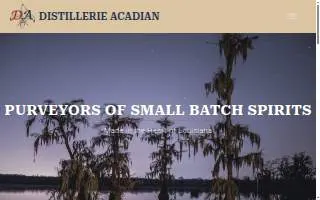 Distillerie Acadian website