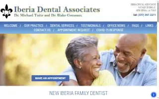 Iberia Dental Associates website
