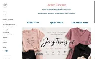 Jenz Trenz website