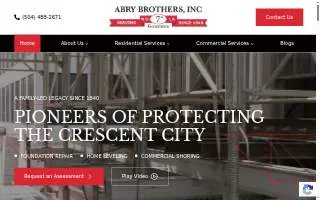 Abry Brothers Inc of New Orleans website