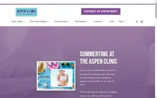Aspen Clinic Lafayette website