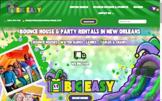 Big Easy Inflatables website