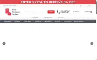 Broad Warehouse Furniture website