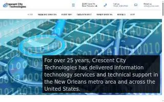 Crescent City Technologies website