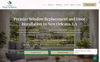 Eco Windows New Orleans website