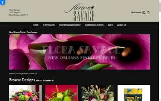 Flora Savage website