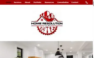 Home Resolution LLC website