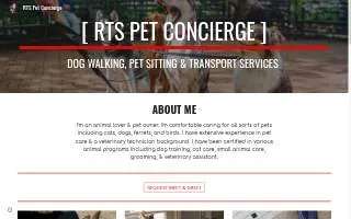 RTS Pet Concierge (Formerly Baronne Street Pets) website