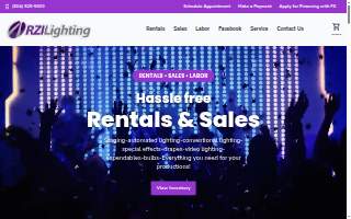 RZI Lighting | Lighting, Staging and Rigging Equipment Rentals