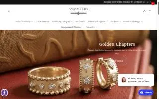 Symmetry Jewelers & Designers website