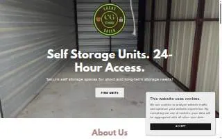 Cache Green Storage website