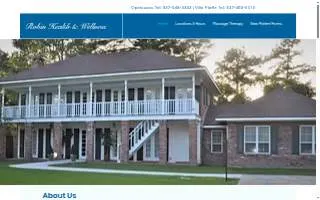 Robin Health and Wellness website
