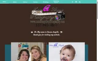 Susan Angelle Photography website