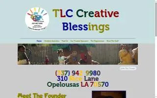 TLC Creative Blessings, LLC website