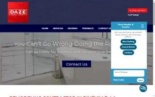 Daze Marble & Granite website