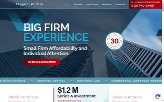 Doggett Law Firm of Pineville website