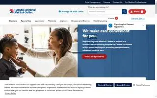Rapides Heart and Vascular Specialists - Suite 2D of Alexandria website