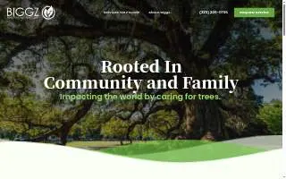 BIGGZ Tree Care of Prairieville website