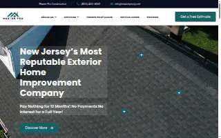 Master Pro Construction of Prairieville website