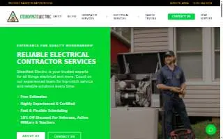 Steadfast Electric of Prairieville website