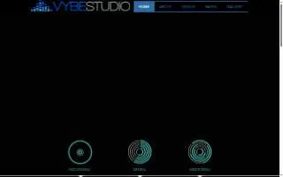 Vybe Studio website