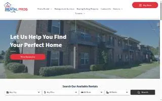 318 Rental Pros website