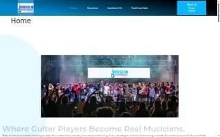 Hirsch Guitar Academy website