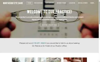 Northside Eyecare website