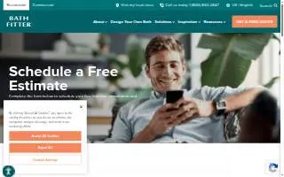 Bath Fitter of Shenandoah website