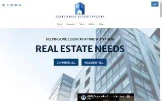 Castro Real Estate Services, LLC. of Shenandoah website