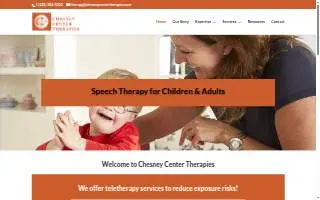 Chesney Center Therapies website