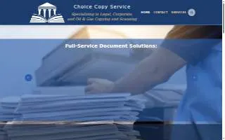 Choice Copy Service, LLC website