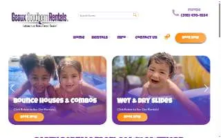 Geaux Southern Rentals, LLC website