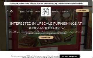 Home Again Shreveport website