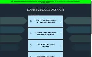 Louisiana Eye Doctors- TG Shrevport website