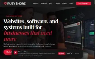 Ruby Shore Software website