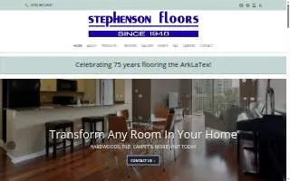 Stephenson Floors website
