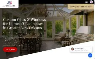 Ameri Glass LLC website