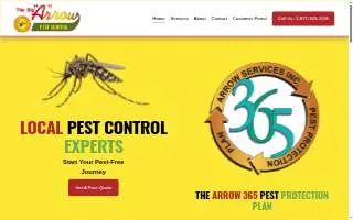 Arrow Termite & Pest Control - Slidell website