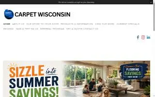 Carpet World Slidell website