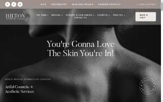 Hilton Dermatology & Aesthetics website
